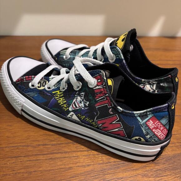 Converse Other - BATMAN X CHUCK TAYLOR ALL STAR LOW '80TH ANNIVERSARY - JOKER (rare) size m3/w5